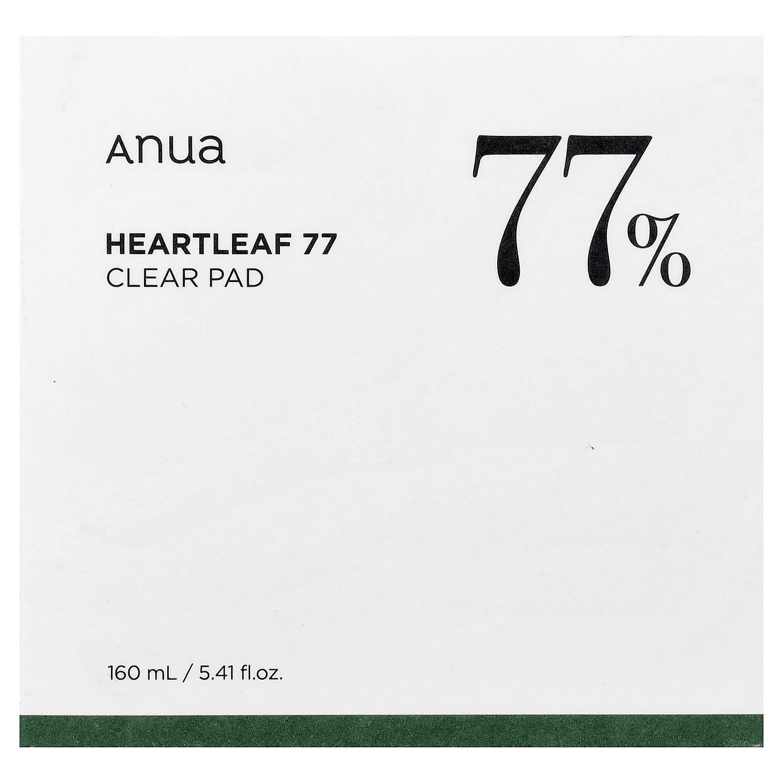 Anua, Heartleaf 77 Clear Pad, 160 ml (5.41 fl oz)