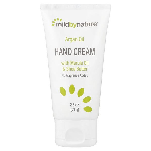 Argan Oil Hand Cream with Marula Oil & Coconut Oil plus Shea Butter, Soothing and Unscented, 2.5 oz (71 g)