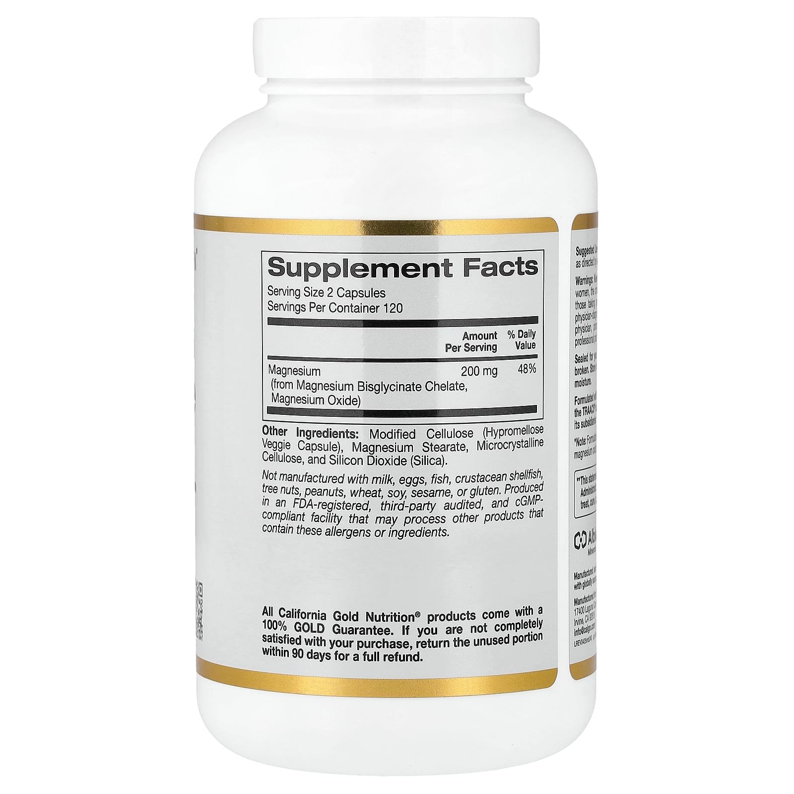 California Gold Nutrition, Gold C®, USP-grade Vitamin C, 1,000 mg, 60 Veggie Capsules