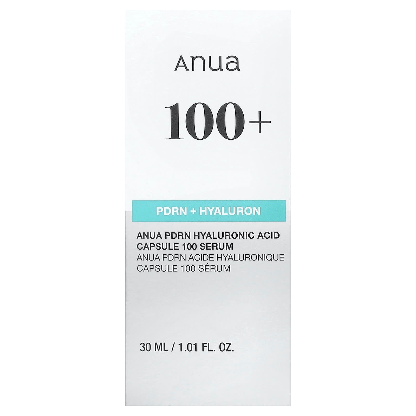 Anua, PDRN Hyaluronic Acid Capsule 100 Serum, 30 ml (1.01 fl oz)