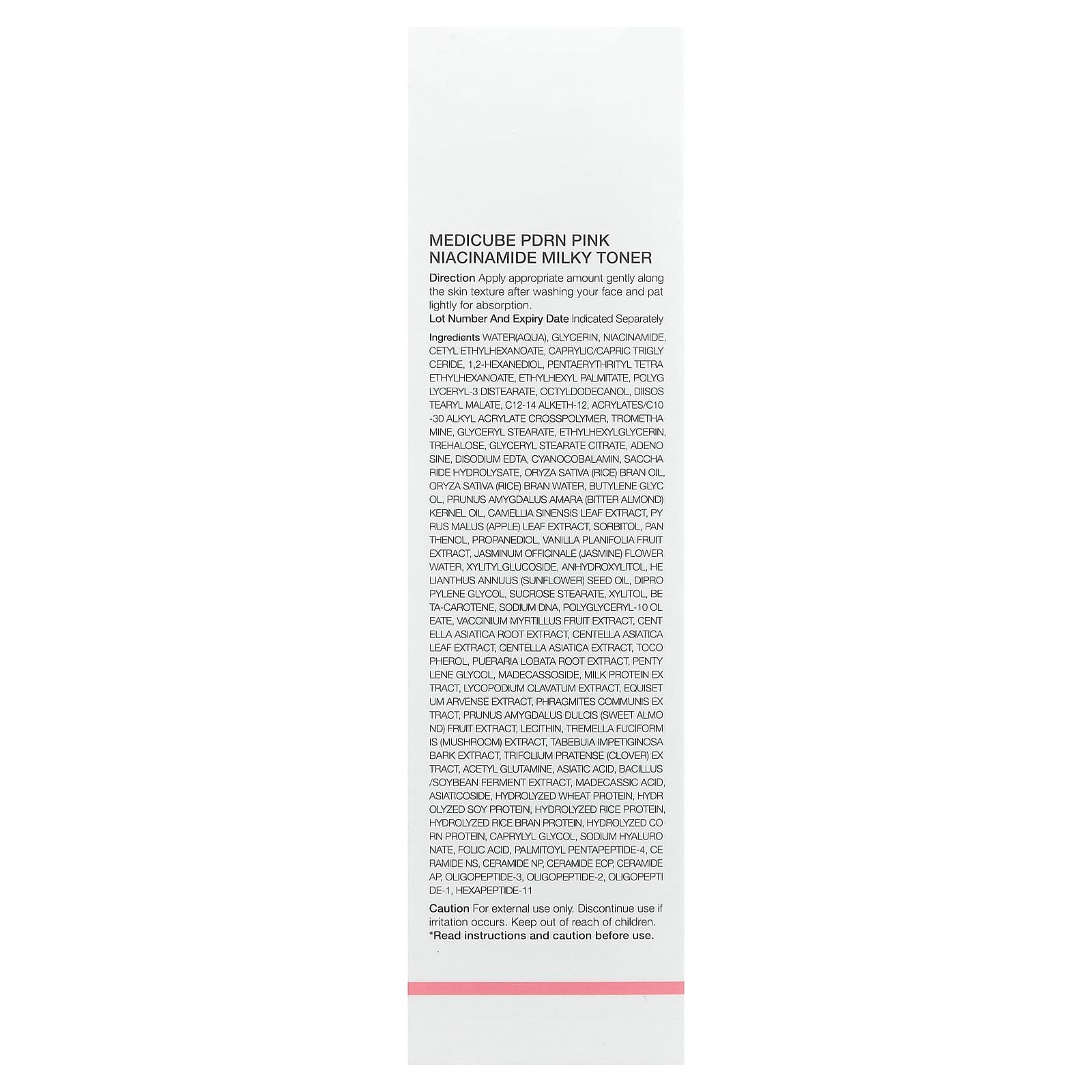 Medicube, PDRN Pink Niacinamide Milky Toner, 5.07 fl oz (150 ml)