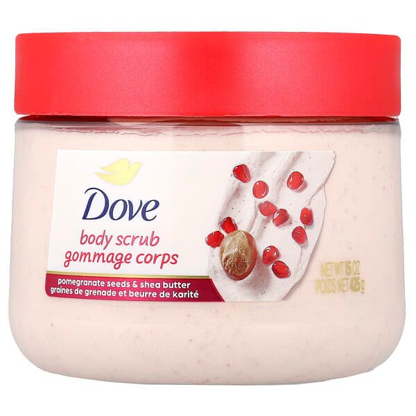 Dove, Body Scrub, Pomegranate Seeds & Shea Butter, 15 oz (425 g)