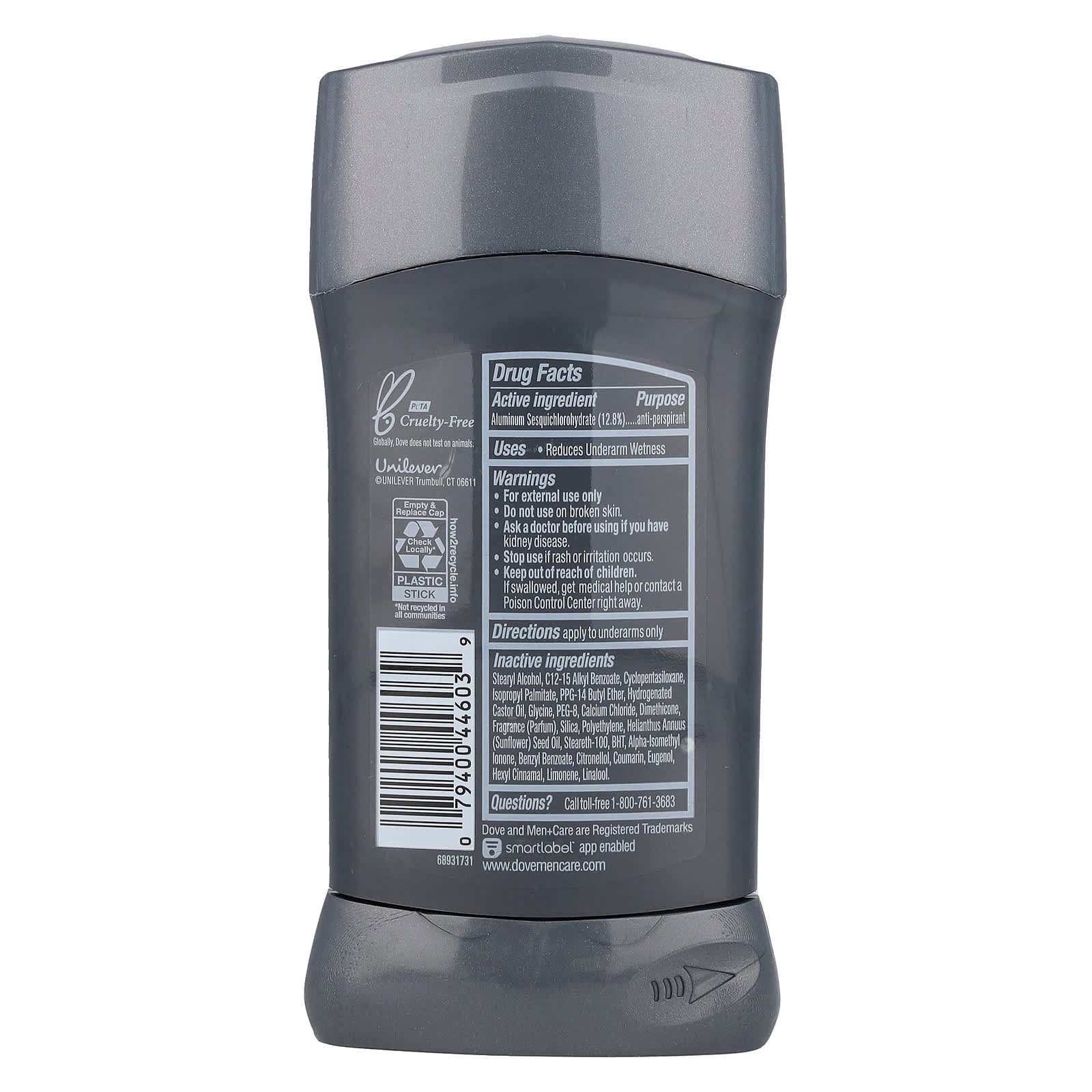 Dove, Men +Care, Antiperspirant Deodorant, Sensitive Shield, 76 g (2.7 oz)