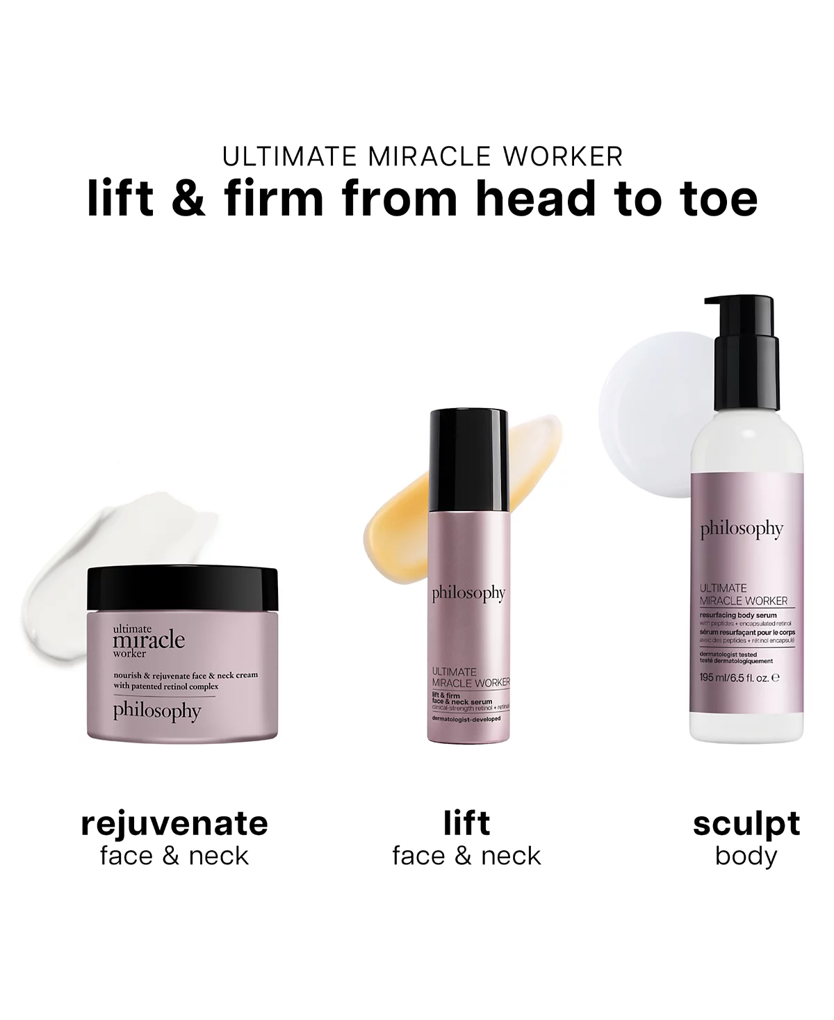 Ultimate Miracle Worker Lift and Firm Face and Neck Serum, 1.6 oz.