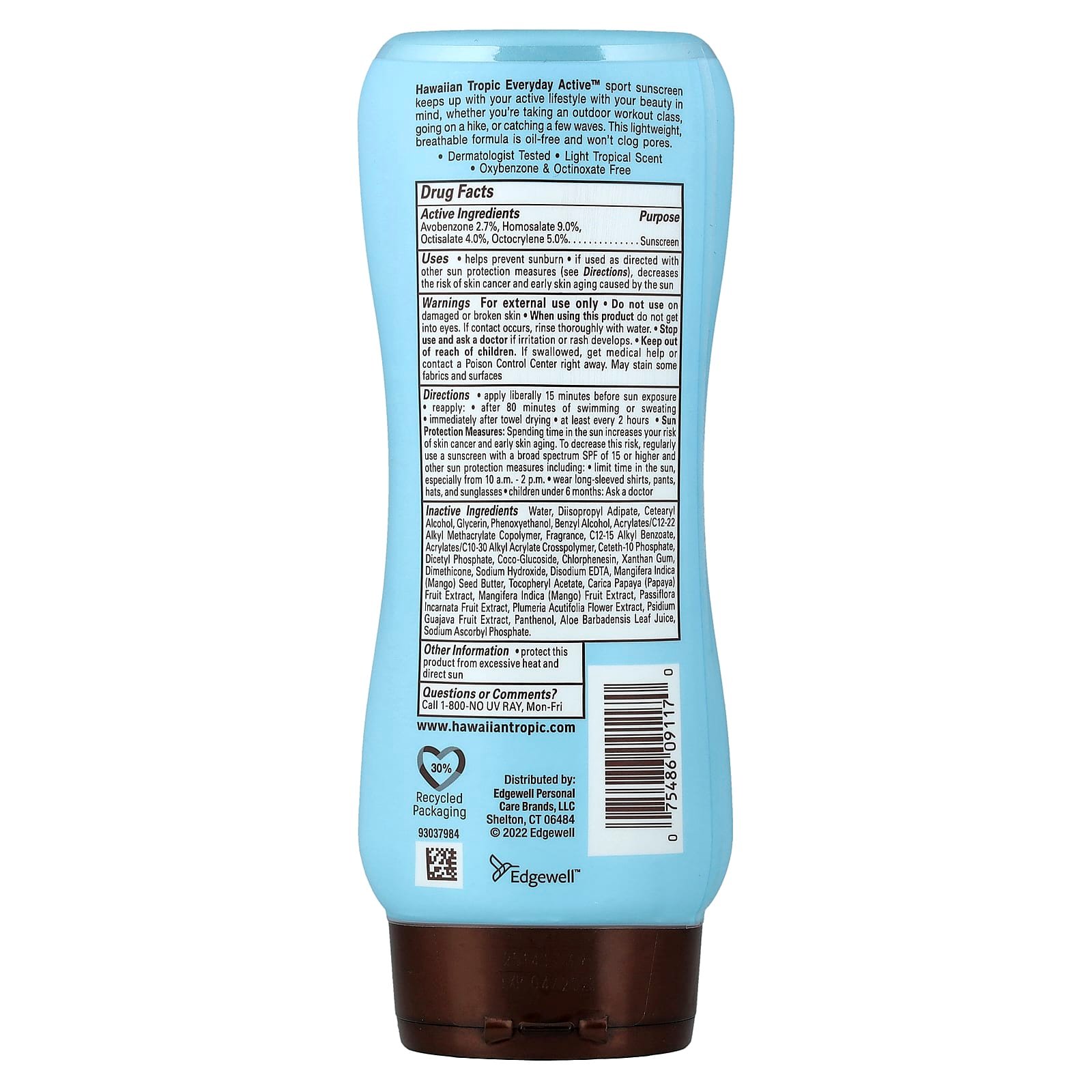 Hawaiian Tropic, oz (236 ml)