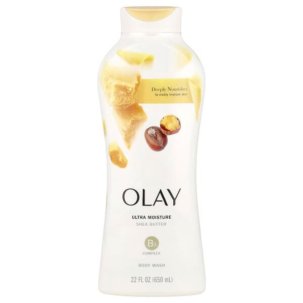 Olay, Ultra Moisture Shea Butter Body Wash, 22 fl oz (650 ml)