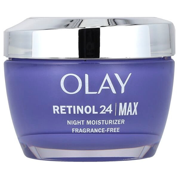 Olay, Retinol 24, Night Moisturiser, Fragrance Free, 1.7 oz (48 g)