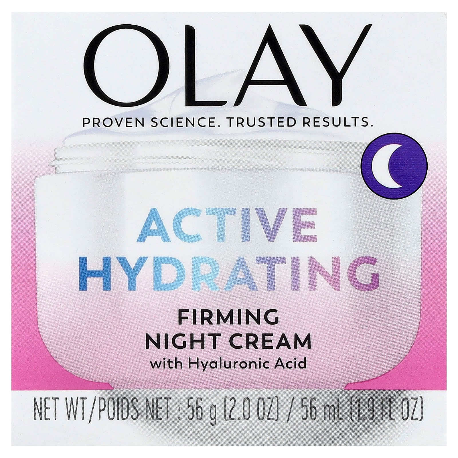 Olay, Active Hydrating, Firming Night Cream, 56 ml (1.9 fl oz)