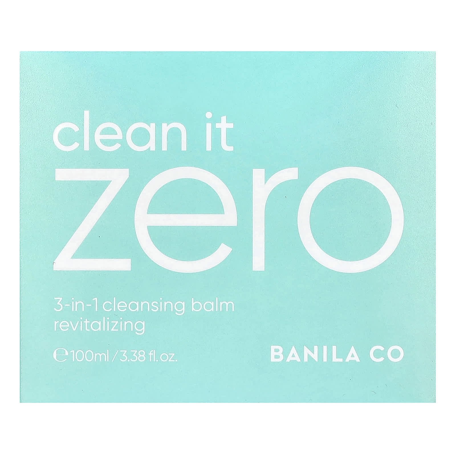 Banila Co, Clean It Zero, 3-in-1 Cleansing Balm, Revitalising, 3.38 fl oz (100 ml)