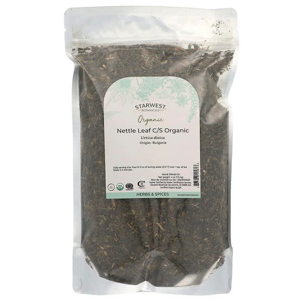 Starwest Botanicals, Organic Nettle Leaf C/S, 113.4 g (4 oz)