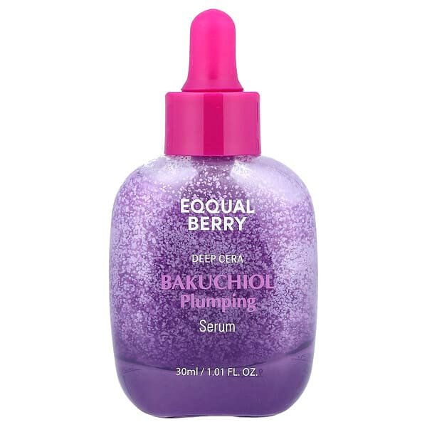 EQQUALBERRY, Deep Cera Bakuchiol Plumping Serum , 1.01 fl oz (30 ml)