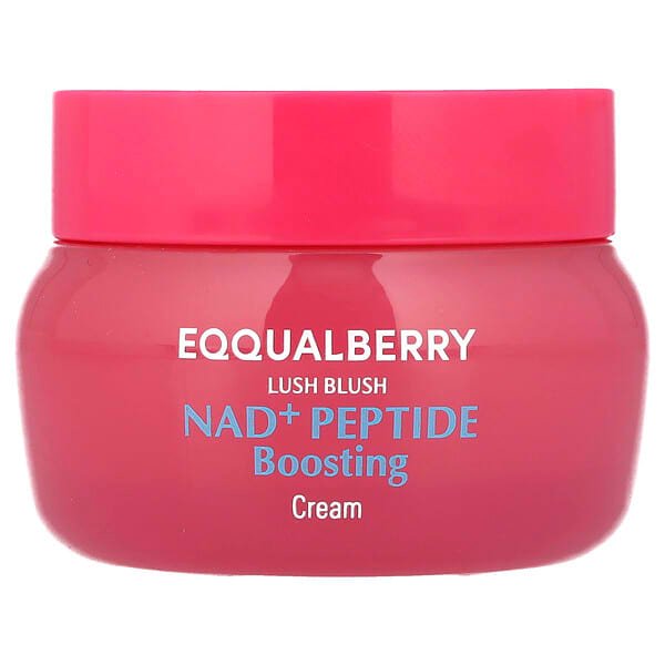 EQQUALBERRY, Lush Cheek Tint, Nad+ Peptide Boosting Cream, 50 ml (1.69 fl oz)