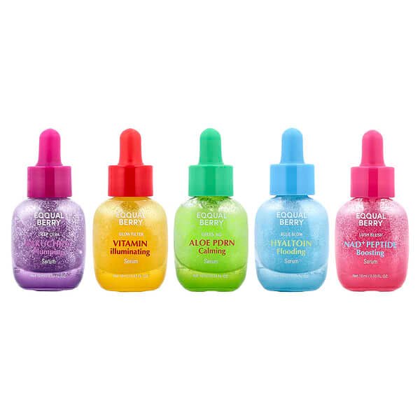 EQQUALBERRY, Serum Minis, Discovery Kit, 5 Piece Kit