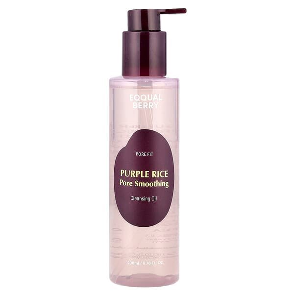 EQQUALBERRY, Purple Rice Pore Smoothing, Cleansing Oil , 6.76 fl oz (200 ml)