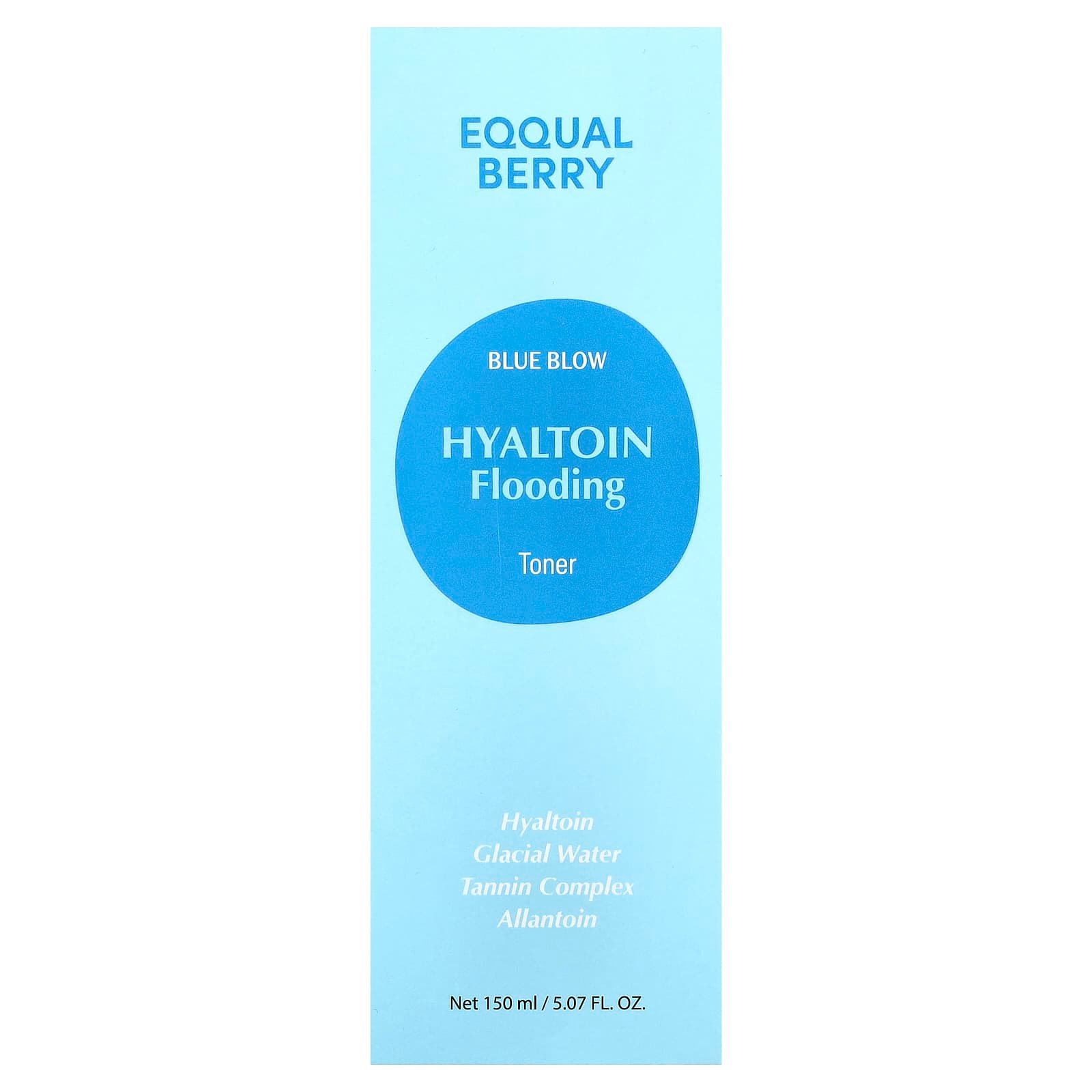 EQQUALBERRY, Blue Blow, Hyaltoin Flooding Toner, 5.07 fl oz (150 ml)