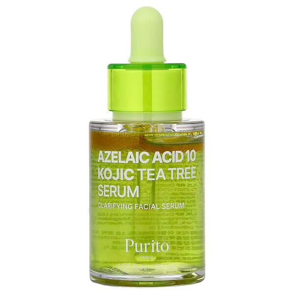 Purito, Azelaic Acid 10, Koji Tea Tree Serum, 30 ml (1.01 fl oz)
