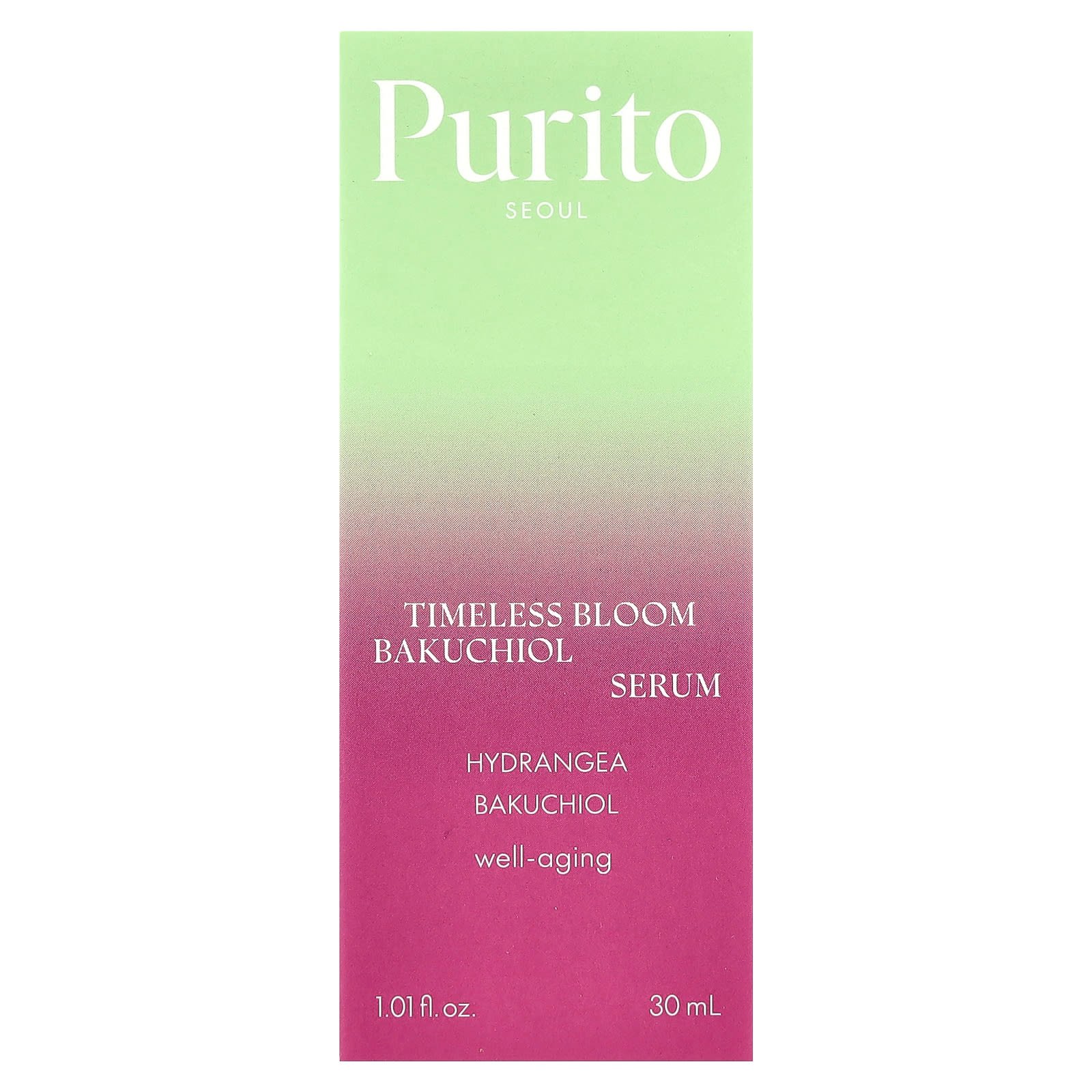Purito, Timeless Bloom Bakuchiol Serum, 1.01 fl oz (30 ml)